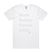 Penrith Panthers - All Time 'Scott Sattler Tackle 2003. -' T-Shirt - AS Colour  - AS Colour - Staple - AS Colour - Staple Tee