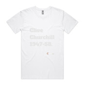 South Sydney Rabbitohs - All Time 'Clive Churchill 1947-58.' T-Shirt - AS Colour Staple Tee - AS Colour - Staple Tee