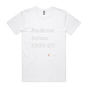 Newcastle Knights - 'Andrew Johns 1993-07.' T-Shirt - AS Colour  Staple Tee - AS Colour - Staple Tee