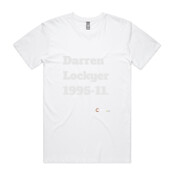 Brisbane Broncos - 'Darren Lockyer 1995-11.' T-Shirt - AS Colour  Staple Tee  - AS Colour - Staple Tee