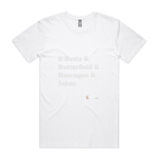 Newcastle Knights - All Time 'O'Davis & Butterfield & Harragon & Johns'' - T-Shirt - AS Colour - - AS Colour - Staple Tee